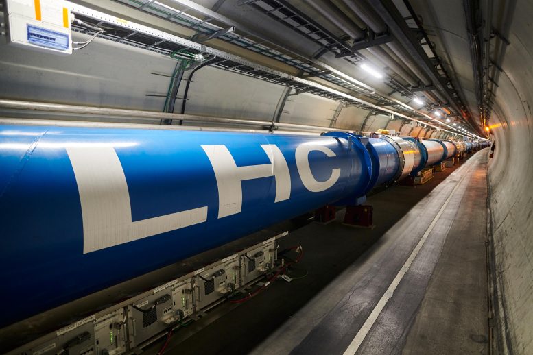 LHC-Tunnel bei Punkt 1