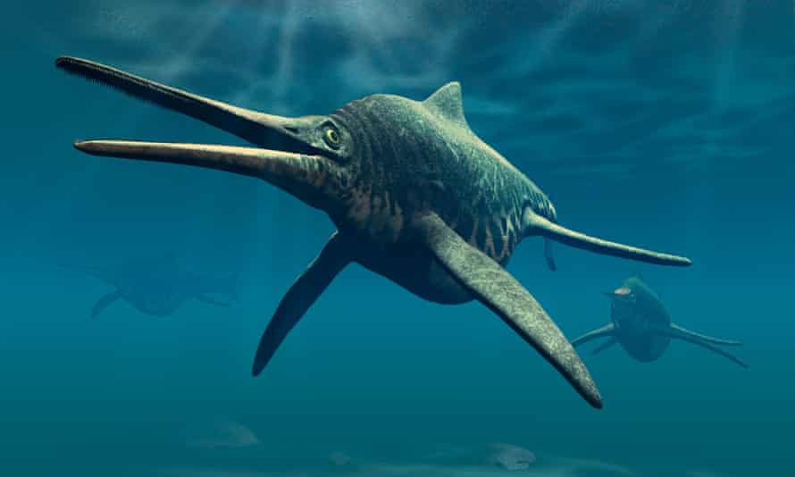 Shonisaurus, ein weiteres Mitglied der Gattung Ichthyosaurier aus der Trias-Zeit