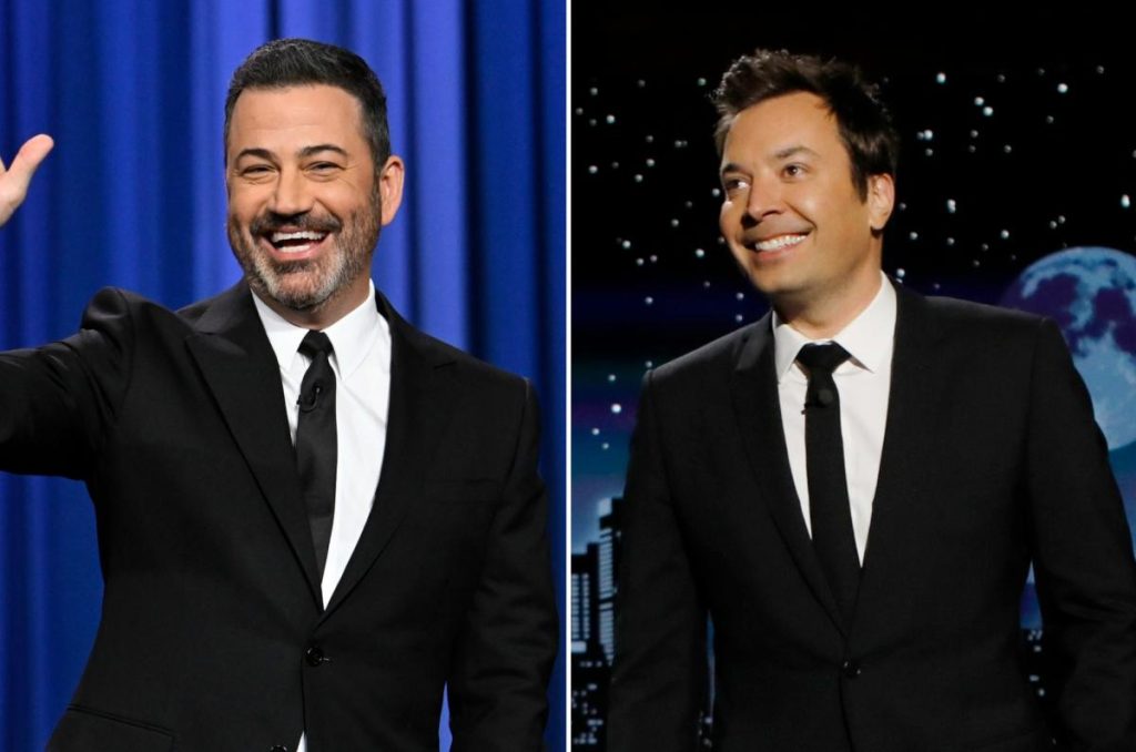 Jimmy Fallon und Jimmy Kimmel tauschen spätabends Partys zum Aprilscherz aus
