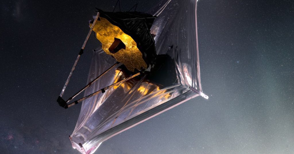 Das leistungsstarke neue Weltraumteleskop der NASA wird von einem mikroskopisch kleinen Meteor getroffen, der größer als erwartet ist