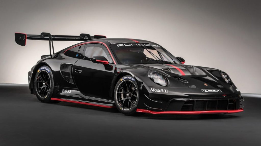 Porsche präsentiert seinen neuen 911 GT3R, die Weiterentwicklung der klassischen Automobile