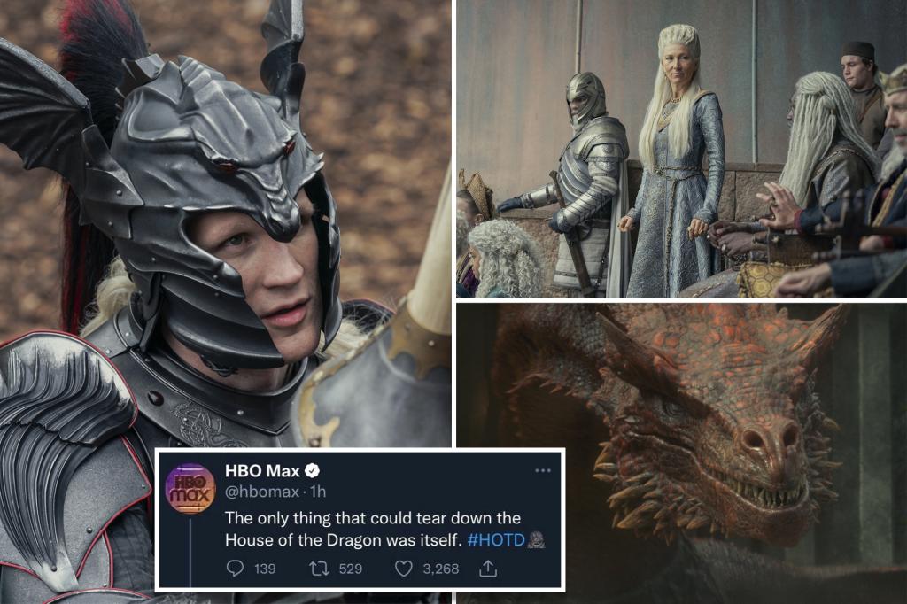 Fans sind verärgert über den Absturz des Films „House of the Dragon“ von HBO Max