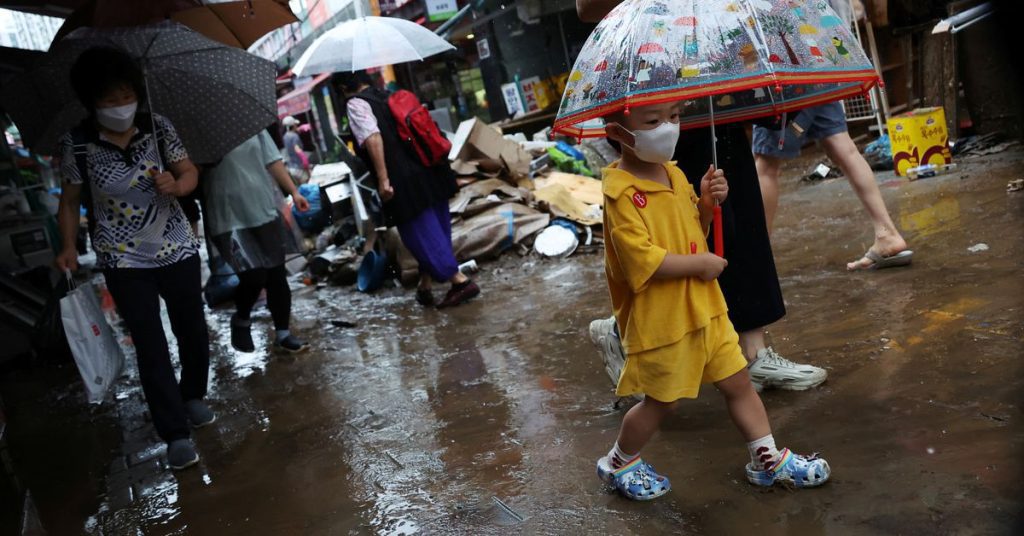 Rekordregen fordert mindestens 8 Tote in Südkoreas Hauptstadt
