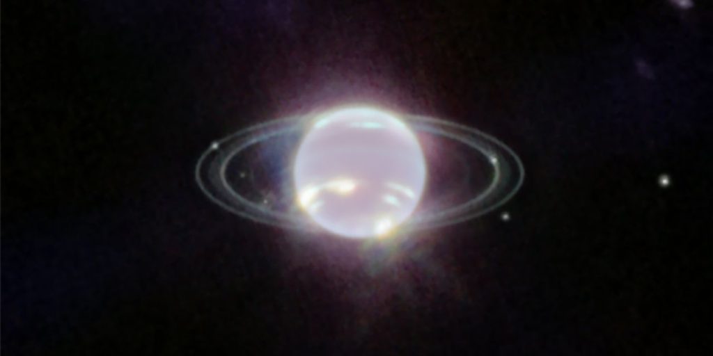Neptun sieht auf dem neuesten Bild des James-Webb-Teleskops nicht von dieser Welt aus