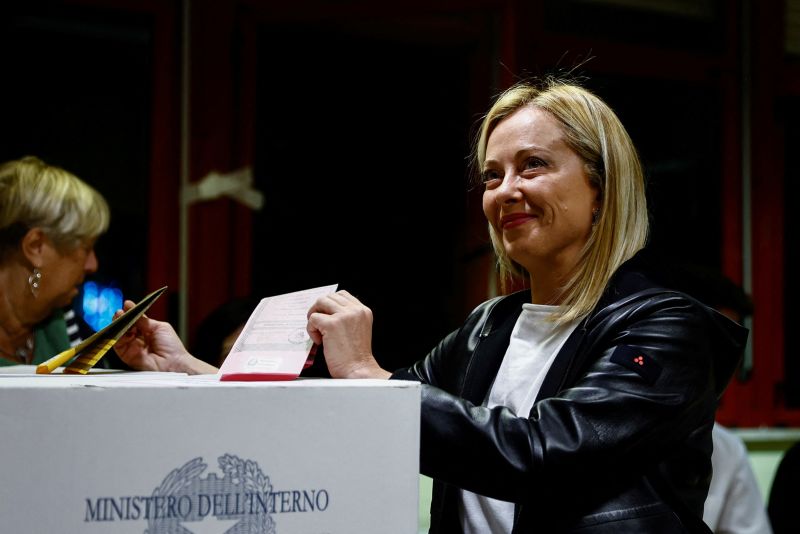 Italien schwenkt ganz nach rechts: Giorgia Melonis Partei Brother of Italy steht kurz davor, italienische Wahlen zu gewinnen