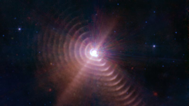 Das Webb-Teleskop beobachtet, wie rotierende Sterne Staubringe erzeugen