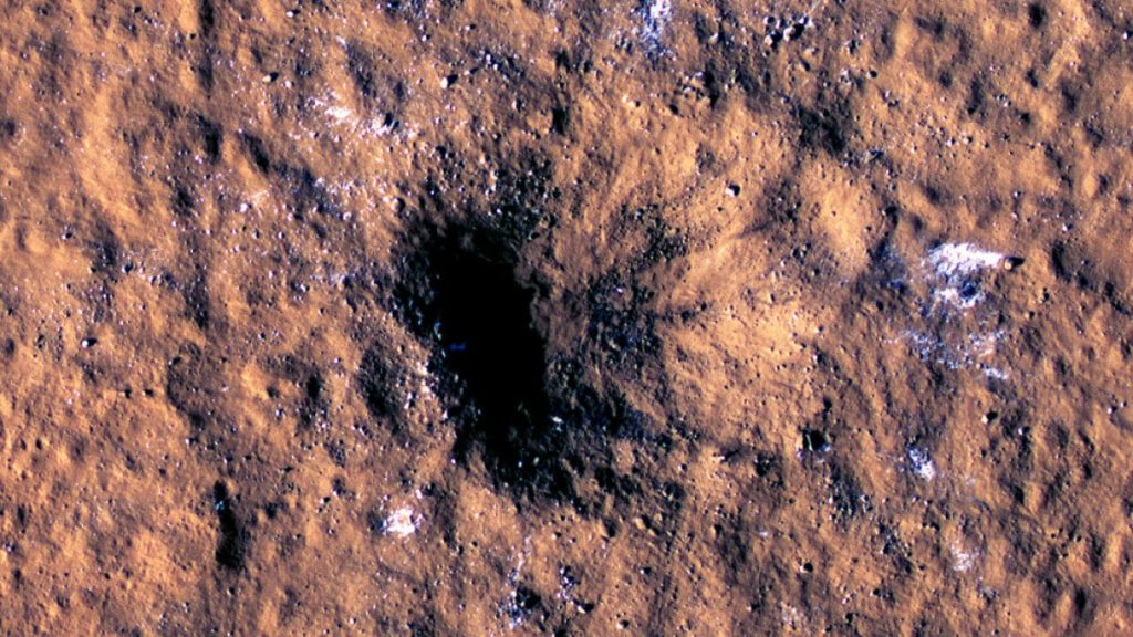 Ein riesiger Meteor hat den Mars getroffen.  Dann machte die NASA eine noch größere Entdeckung.