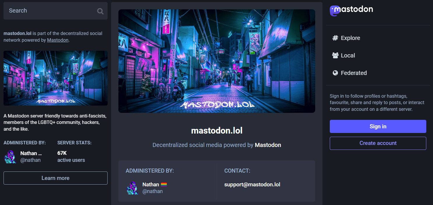 Mastodon lol