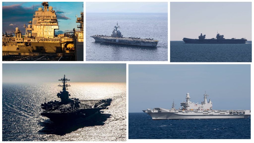 5 Flugzeugträger bereit, in Europa für NATO-Übungen zusammenzuarbeiten