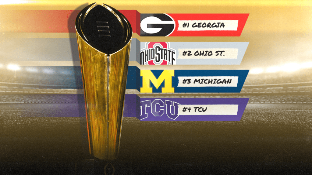 College-Football-Rangliste: Georgia belegte den ersten Platz, als Michigan und die California State University in die Top 25 aufstiegen