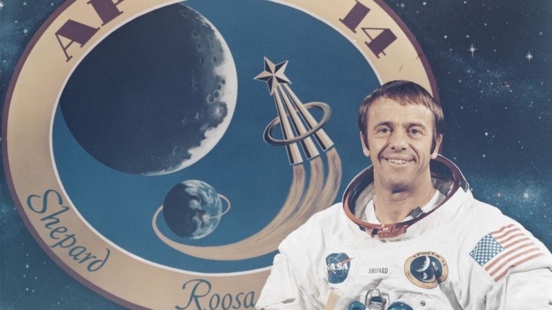 Die erstaunliche wahre Geschichte der Zeit, als ein Astronaut auf dem Mond Golf spielte