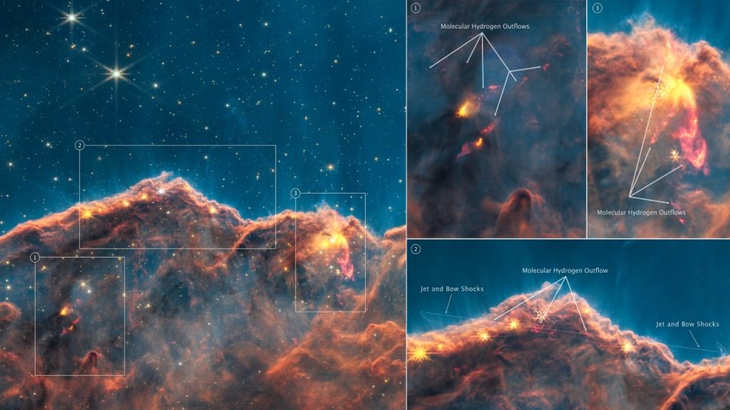 Das Bild des Webb-Teleskops der NASA zeigt eine frühe Sternentstehung bei einer „seltenen“ Entdeckung